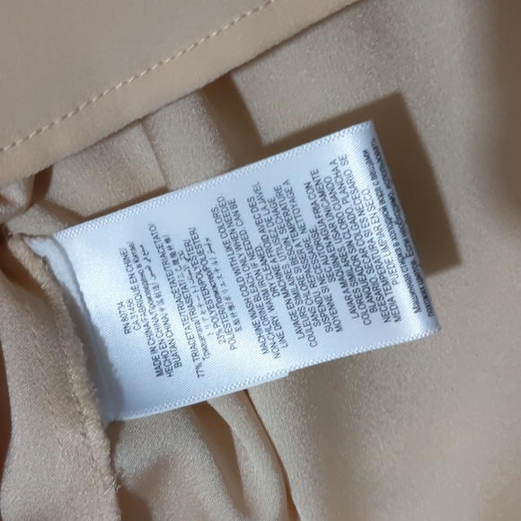 BCBGMaxAzria | nude tunic shirt - Picture 9 of 13